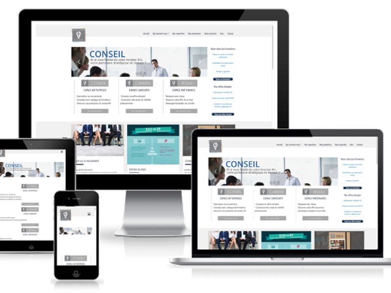Site vitrine corporate : un cabinet conseil en recrutement